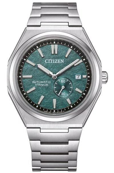 Pre-owned Citizen Super Titanium Automatic Men's Watch Nj0180-80x