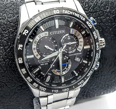 Pre-owned Citizen Super Titanium Eco-drive Pcat Men's Watch Cb5908-57e Ships Today