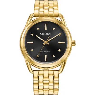 Citizen Three-hand Quartz Bracelet Watch, 34mm In Gold