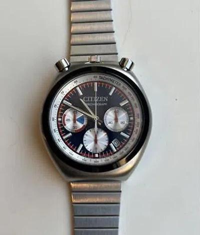 Pre-owned Citizen Tsuno Bullhead Chrono 70's Remix Limited Watch