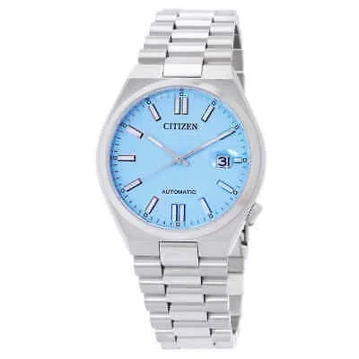 Pre-owned Citizen Tsuyosa Automatic Blue Dial Men's Watch Nj0151-53l