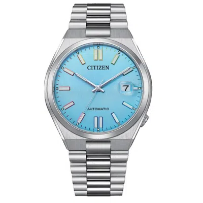 Citizen Tsuyosa Automatic Blue Dial Men's Watch Nj0151-53l In Metallic