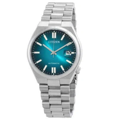 Pre-owned Citizen Tsuyosa Automatic Blue Dial Men's Watch Nj0151-88x