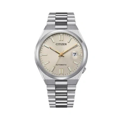 Pre-owned Citizen Tsuyosa Automatic Men's Stainless Steel Watch Nj0151-88w Japan