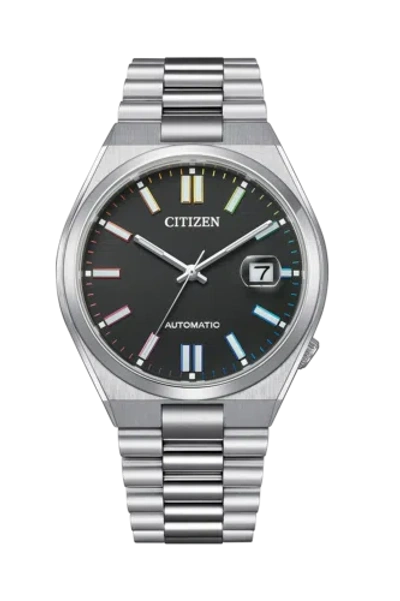 Pre-owned Citizen Tsuyosa Collection Nj0151-53e Automatic Sapphire Men's Watch Usus
