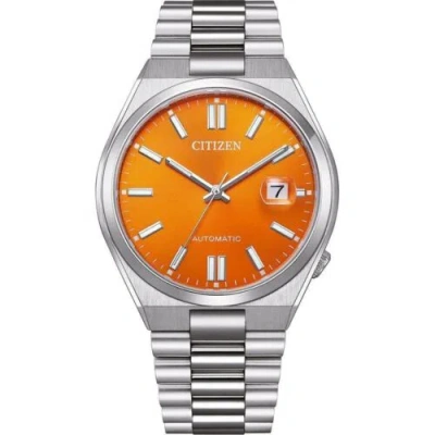 Pre-owned Citizen Tsuyosa Collection Nj0151-88z Automatic Sapphire Men's Watch Usus