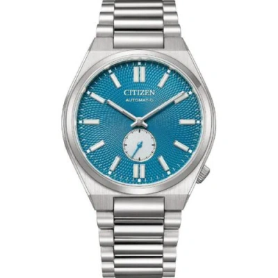 Pre-owned Citizen Tsuyosa Collection Nk5010-51l Automatic Sapphire Blue Dial Casual Formal