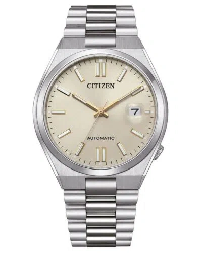 Pre-owned Citizen Tsuyosa Nj0151-88w Automatic Sapphire Stainless Steel