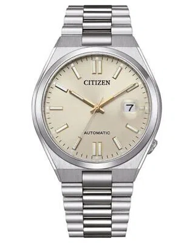 Pre-owned Citizen Tsuyosa Nj0151-88w Automatic Sapphire Stainless Steel