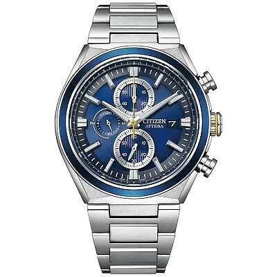 Pre-owned Citizen Watch Atessa Ca0837-65l In Navy