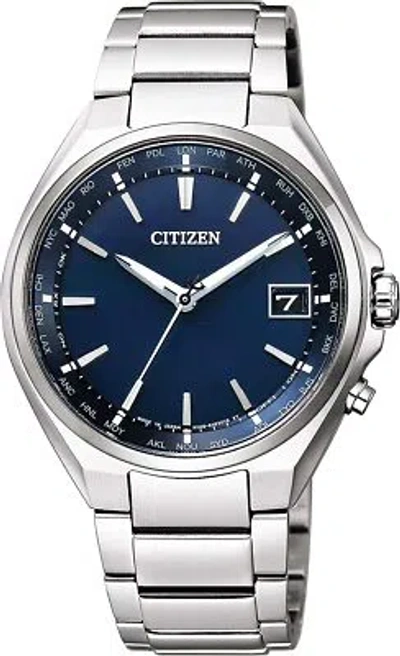 Pre-owned Citizen [] Watch Atessa Eco-drive Eco-drive Radio Clock World Time Direct Fl