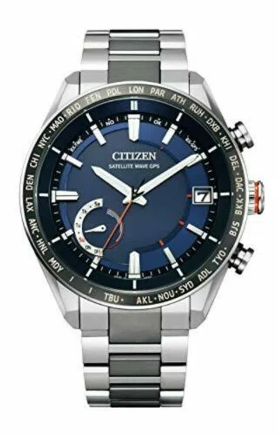 Pre-owned Citizen Watch Attesa Eco-drive Gps F150 Act Line Cc3085-51l Men's