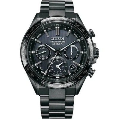 Pre-owned Citizen Watch Attesa Eco-drive Gps Satellite Radio Clock Cc4055-65e Japan Import