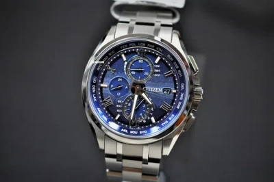 Pre-owned Citizen Watch Attesa Eco-drive Radio Clock Limited Pair At8041-71l Men's