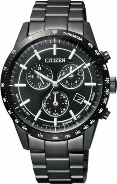Pre-owned Citizen Watch  Collection Eco Drive All Black Model Bl5495-56e Men