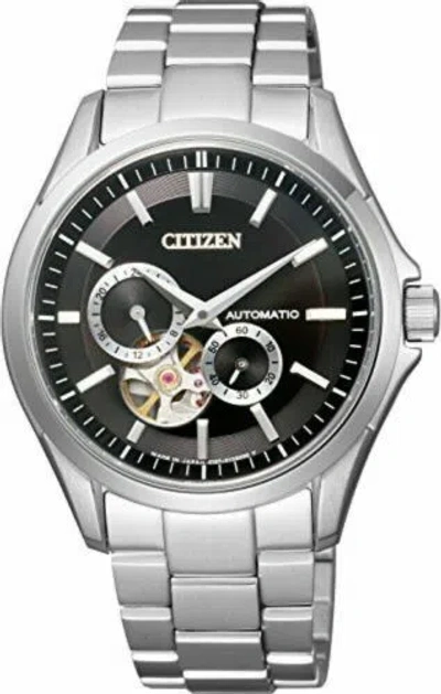 Pre-owned Citizen Watch -collection Mechanical See-through Back Np1010-51e Men