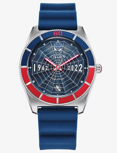 Pre-owned Citizen Watch Company Citizen Limited Edition Spider-man Eco-drive Watch Aw2050-49w