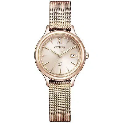 Pre-owned Citizen Watch Cross Sea E Lairon Eve Sakura Color Waterproof Ew2635-54a Radys
