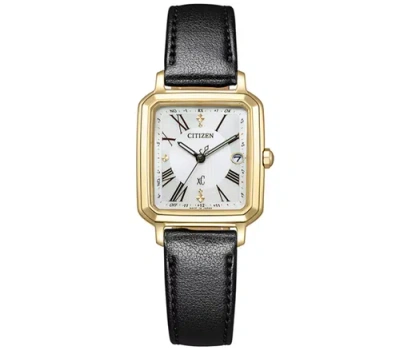 Pre-owned Citizen Watch Cross Sea Xc Es9502-12a Hikari Collection Square 2way Model