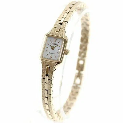 Pre-owned Citizen Watch Eg2043-57a Kii: Eco Drive Solar Ladies Accessory Bracelet