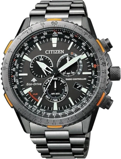 Pre-owned Citizen [] Watch Promaster Cb5007-51h Sky Eco-drive Radio Watch Direct Flight