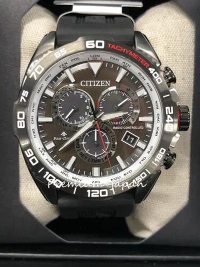 Pre-owned Citizen Watch Promaster Cb5036-10x Radio Clock Direct Flight Pu Band Model
