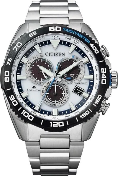 Pre-owned Citizen [] Watch Promaster Eco-drive Land Series Radio Solar Cb5034-91a Men's