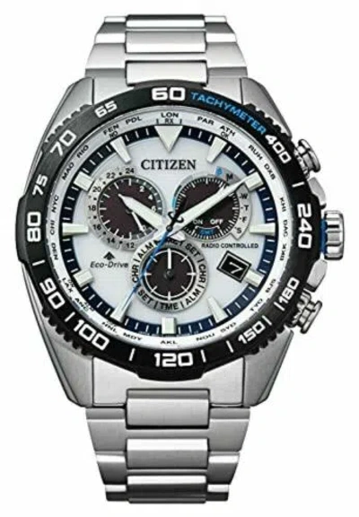 Pre-owned Citizen Watch Promaster Eco-drive Radio Clock Land Series Cb5034-91a Men's