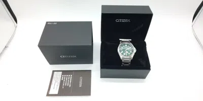 Pre-owned Citizen Watch Promaster Land Eco-drive Radio Controlled Pmd56-2951