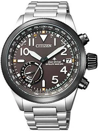 Pre-owned Citizen Watch Promaster Land Series Eco Drive Gps F150 Cc3064-86e Men's
