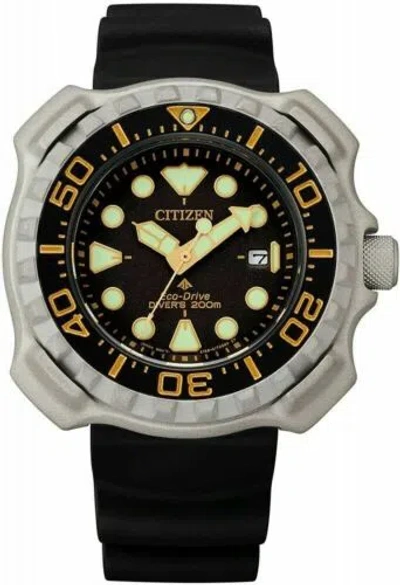 Pre-owned Citizen Watch Promaster Marine Series Diver 200m Bn0220-16e Men's Black