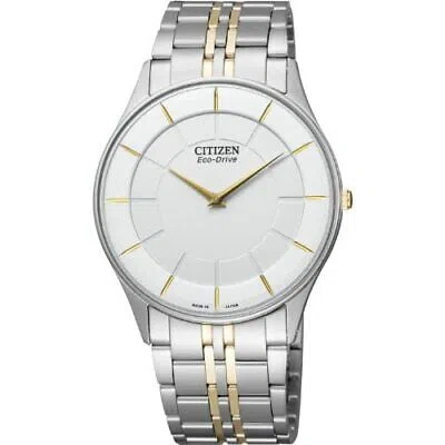 Pre-owned Citizen Watch Stiletto Ar3014-56a Ultra Thin Eco-drive Solar Men's