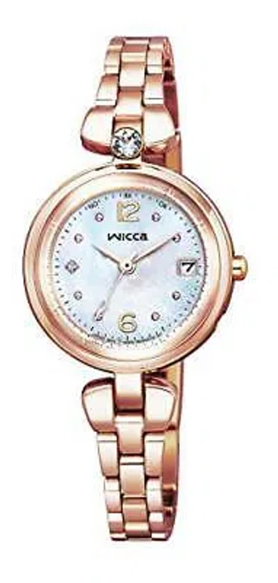 Pre-owned Citizen [] Watch Wicca Gold Ks1-660-91 Tiara Star Collection  Radio Solar