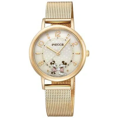 Pre-owned Citizen [] Watch Wiccan Disney "mickey & Minnie" Special Model Kp5-425-91 Gold
