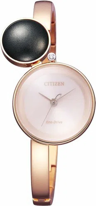 Pre-owned Citizen Watches  L Eco-drive Ambiluna Anbiryuna Ew5496-52w Japan F/s