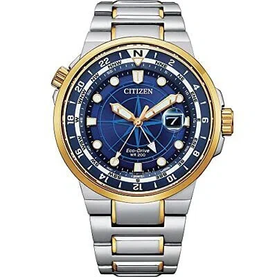Pre-owned Citizen Watches Eco-drive Sport Luxury Endeavor Blue One Size