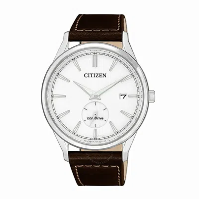 Citizen White Dial Watch Bv1119-14a In Brown/white/silver Tone