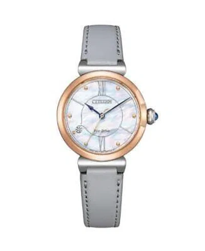 Pre-owned Citizen Women Analog Eco-drive Casual Watch Classic Dress Silver Wybierz Waterpr