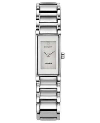 Citizen Women's Axiom Silver-tone Stainless Steel Bracelet Watch 14.3mm