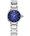 Citizen Women's Classic Mae Silver-tone Stainless Steel Bracelet Watch 29.5mm In Silver-tone