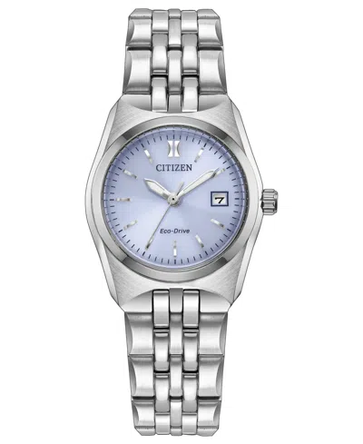 Citizen Women's Corso Silver-tone Stainless Steel Bracelet Watch 27mm