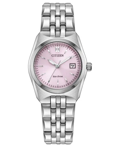 Citizen Women's Corso Silver-tone Stainless Steel Bracelet Watch 27mm