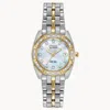 CITIZEN WOMEN'S ECO-DRIVE WATCH WITH DIAMOND ACCENTS AND DATE IN SILVER