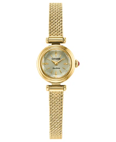Citizen Women's Fio Gold-tone Stainless Steel Bracelet Watch, 18.4mm