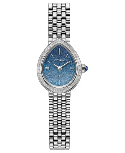 Citizen Women's Limited Edition Mini Rainell Silver-tone Stainless Steel Bracelet Watch 20mm