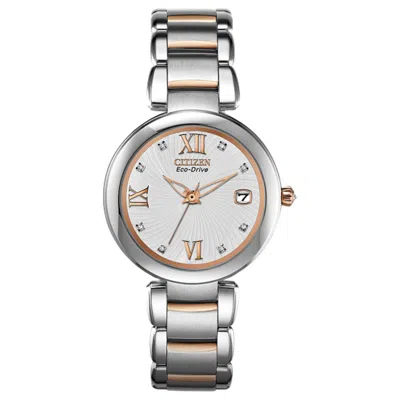 Citizen Women's Marne 33mm Solar Powered Quartz Eco-drive Watch In Multi