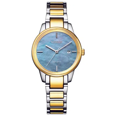 Citizen Women's Quartz Solar Watch In Gold