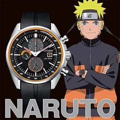 Pre-owned Citizen X Naruto Limited Collaboration Watch Naruto Ca0591-12e