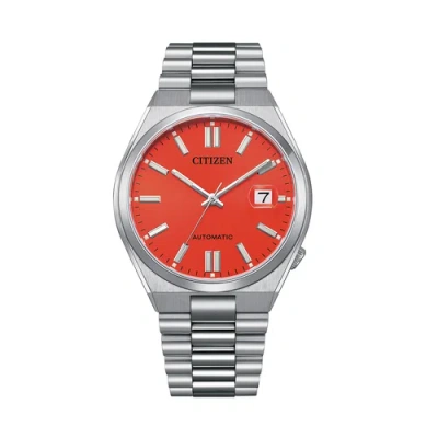 Pre-owned Citizen X Pantone Limited Colour Automatic Watch Blazing Red Nj0158-89w Usus