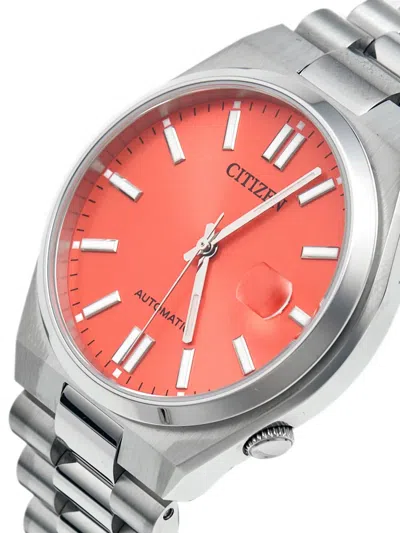 Pre-owned Citizen X Pantone Tsuyosa 40mm Watch In Orange